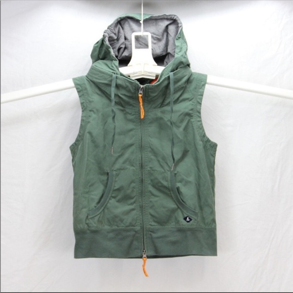 NEW Sperry Hideaway Hoodie Utility Vest - Picture 3 of 5